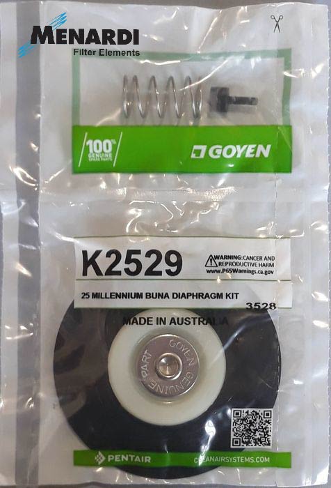 Goyen Diaphragm Replacement Kit - Genuine Part For K4502 Valve Models