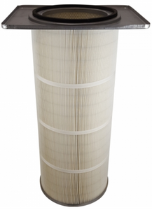 21in x 16.75in Flanged, Round 15in x 36in long Dust Collector Cartridge, Spunbond Polyester w/ PTFE Membrane