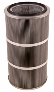 Round 12.8in x 26in Open/Open Dust Collector Cartridge, Spunbond Polyester w/ Aluminum Coating