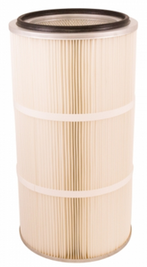 Round 13.8in x 26in Open/Open Dust Collector Cartridge, Spunbond Polyester w/ PTFE Membrane