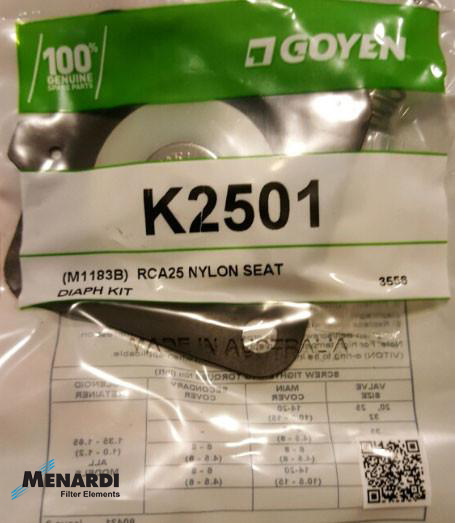 K2501 Goyen Diaphragm Replacement Kit